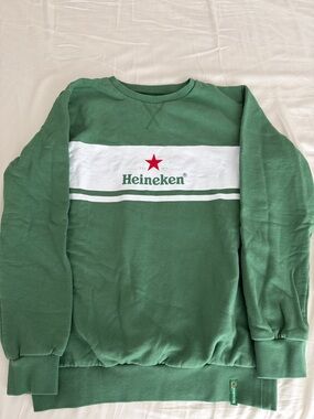 Heineken crew neck sweatshirt, purchased at Heineken Experience in Amsterdam